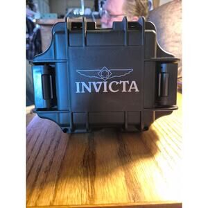 Blue faced and bezel with silver wristband and case Aviator Skyshock watch